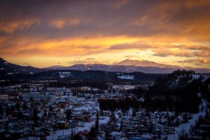 Sunset in Whitehorse